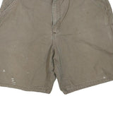 CARHARTT Mens Shorts Beige Casual M W34 Workwear Utility Cotton Blend