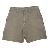 CARHARTT Mens Shorts Beige Casual M W34 Workwear Utility Cotton Blend
