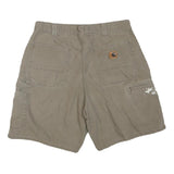 CARHARTT Mens Shorts Beige Casual M W34 Workwear Utility Cotton Blend
