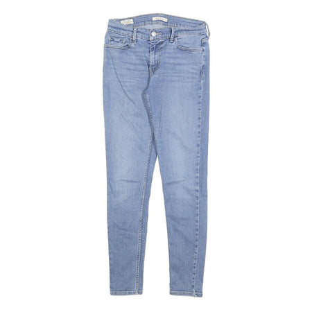 LEVI'S 710 BIG E Womens Jeans Blue Slim Skinny Denim Light W29 L30 Stretch