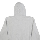 CARHARTT Mens Grey Hoodie L 1/4 Zip Pullover Cotton Blend Workwear