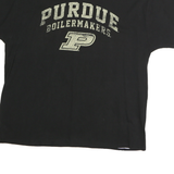 PRO EDGE Mens Black Purdue Boilermakers Graphic T-Shirt XL Short Sleeve Crew