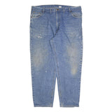 CARHARTT Mens Jeans Blue Relaxed Straight Denim Medium W46 L32 Workwear Casual