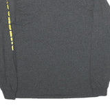 CHAMPION Mens Grey & Yellow Valparaiso University Graphic T-Shirt M Long Sleeve