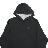 CHAMPION Mens Black Hoodie S Pullover Cotton Blend Casual Sweatshirt