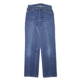 LEE Womens Blue Regular Fit Straight Leg Denim Jeans W27 L31 Classic Zip Cotton