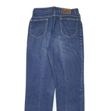 LEE Womens Blue Regular Fit Straight Leg Denim Jeans W27 L31 Classic Zip Cotton