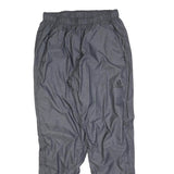 ADIDAS Mens Joggers Grey Black Regular Fit Straight M W30 L30 Polyester Blend