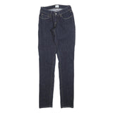 LEVI'S Womens Jeans Blue Slim Skinny Denim Raw W26 L31 Classic Zip Cotton Blend