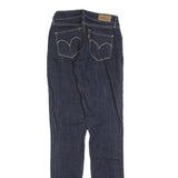 LEVI'S Womens Jeans Blue Slim Skinny Denim Raw W26 L31 Classic Zip Cotton Blend