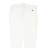 TOMMY HILFIGER Womens Slim White Denim Jeans Cotton Blend W32 L26 Zip Pockets