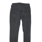 LEVI'S 473 Womens Jeans Black Slim Skinny Denim W26 L30 Stretch Zip