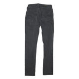 LEVI'S 473 Womens Jeans Black Slim Skinny Denim W26 L30 Stretch Zip