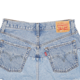LEVI'S Womens Denim Blue Casual Cut-Off Shorts M W26 Distressed Hem