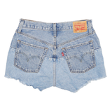 LEVI'S Womens Denim Blue Casual Cut-Off Shorts M W26 Distressed Hem
