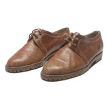 BALLY Womens Brown Leather Lace-Up Shoes UK 4.5 Classic Comfortable Fashion
