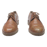 BALLY Womens Brown Leather Lace-Up Shoes UK 4.5 Classic Comfortable Fashion
