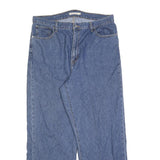 LEVI'S Womens Relaxed Blue Jeans Denim Medium W38 L31 Classic Cotton Blend Zip
