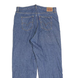 LEVI'S Womens Relaxed Blue Jeans Denim Medium W38 L31 Classic Cotton Blend Zip