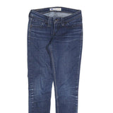 LEVI'S Womens Slim Blue Denim Jeans W28 L30 Stretch Zip Closure Casual