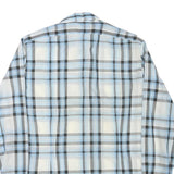 HOBBY DRESS Mens Blue & Grey Check Shirt M Lightweight Casual Cotton Blend