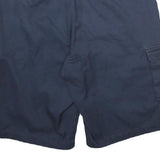 DICKIES Mens Navy Blue Cargo Shorts L W34 Workwear Polyester Blend