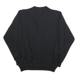 JOY SPORTSWEAR Mens Black Half Zip Sweatshirt M Cotton Blend Casual Pullover