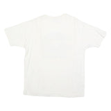 HANES Mens White Tulare Car Show Graphic T-Shirt XL Short Sleeve Crew Neck