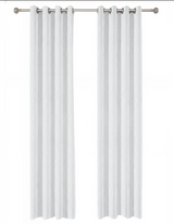 Anydrape White Luxury Retro Curtains – Modern Textured Drapes for Living Room, Bedroom & Dining Decor