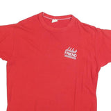 RUSSELL ATHLETIC Mens Red Friend Graphic T-Shirt L Short Sleeve Crew Neck Casual