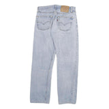 LEVI'S 501 Womens Jeans Blue Regular Straight Denim Light W28 L26 Classic Button