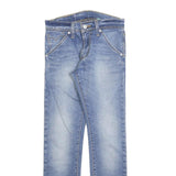 LEVI'S Mens Jeans Blue Slim Skinny Denim Light W28 L26 Classic Cotton Blend Zip