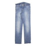 LEVI'S Mens Jeans Blue Slim Skinny Denim Light W28 L26 Classic Cotton Blend Zip