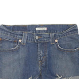 LEVI'S Womens Denim Blue Cut-Off Shorts L W32 Casual Summer Raw Hem