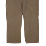 DICKIES Mens Regular Fit Jeans Brown Cotton Blend W40 L30 Workwear Zip Closure