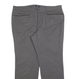 BASLER Womens Regular Grey Polyester Blend Trousers W40 L32 Zip Pocketed