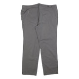 BASLER Womens Regular Grey Polyester Blend Trousers W40 L32 Zip Pocketed