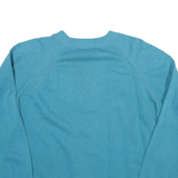 Womens Blue Sweatshirt L Cotton Blend Pullover Duck Motif Casual