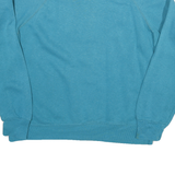 Womens Blue Sweatshirt L Cotton Blend Pullover Duck Motif Casual