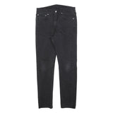 LEVI'S 510 Mens Jeans Black Slim Skinny Denim Medium W32 L30 Slim Fit Zip
