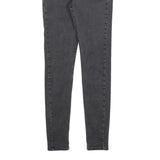 LEVI'S 710 Womens Jeans Black Slim Skinny Denim Medium W27 L27 Stretch Zip