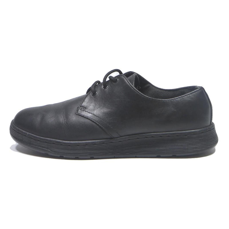DR MARTENS Cavendish Women's Black Leather Lace-Up Shoes UK 7