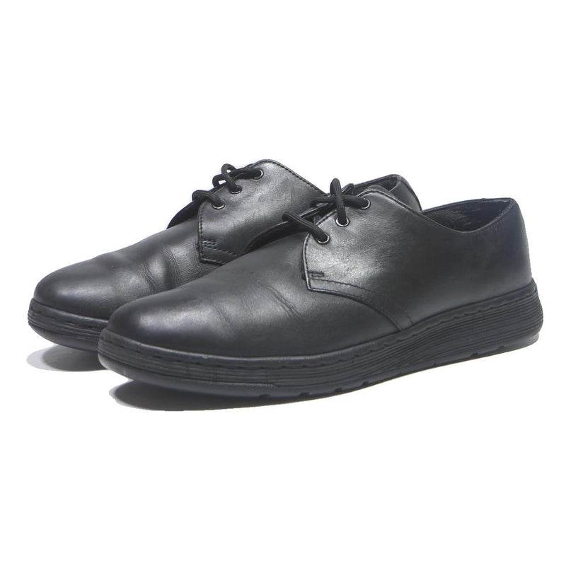 DR MARTENS Cavendish Women's Black Leather Lace-Up Shoes UK 7
