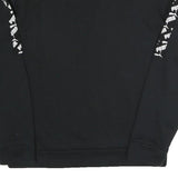 PUMA Womens Black Logo Detail Crew Neck Sweatshirt S Cotton Blend Sportswear