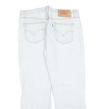 LEVI'S 501 Mens Blue Regular Straight Denim Cotton Blend Light W34 L28 Button