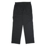 DICKIES Mens Black Polyester Blend Regular Straight Trousers W34 L34 Cargo