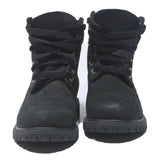 TIMBERLAND Womens Lace-Up Ankle Boots Black Leather UK 4 Durable Outdoor