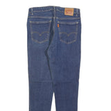 LEVI'S 721 Womens Slim Skinny Denim Dark Blue W28 L30 Zip Closure Stretch