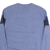 CALVIN KLEIN JEANS Mens Blue Navy Cotton Blend Crew Neck Sweatshirt M Casual