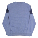 CALVIN KLEIN JEANS Mens Blue Navy Cotton Blend Crew Neck Sweatshirt M Casual